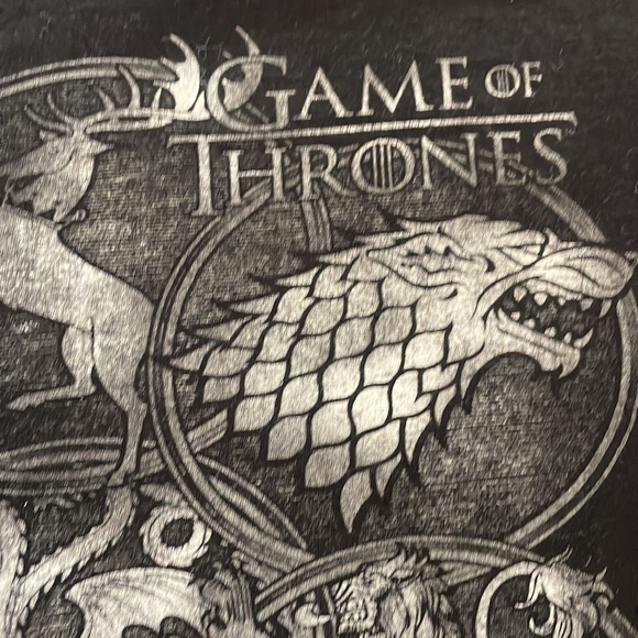 Game of Thrones graphic men’s T shirt black size Large - Picture 7 of 9